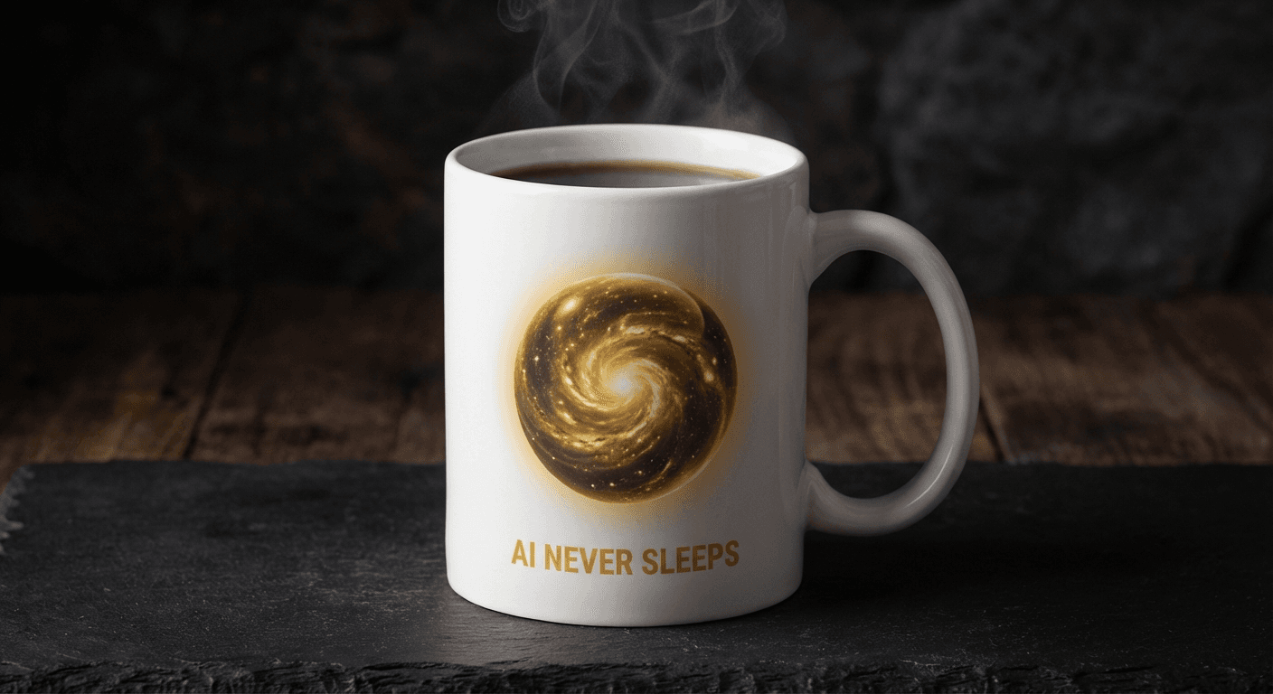 AI Never Sleeps Mug